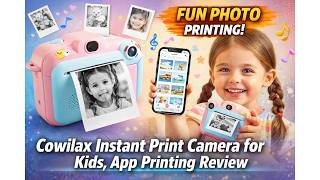 Cowilax Instant Print Camera for Kids, App Printing Review - Real Value Explained! screenshot 2