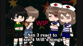 Stranger things season 3 react to season 4 wills songs! |WIP| Byler💙💛