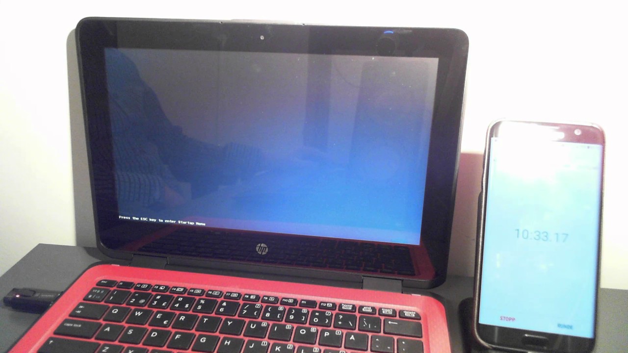 Benchmark Clean install - HP X360 ProBook G1 Education Edition