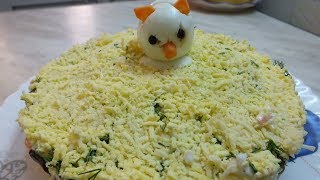 Новогодний салат с копченой курицей и грибами" Мужской каприз" !!! Новогодний салат с копченой курицей и грибами" Мужской каприз" !!!