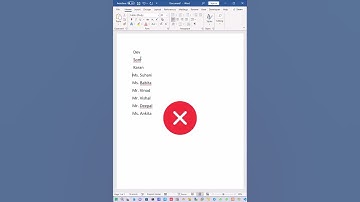 👌Awesome Trick to Vertical Select any Text in MS Word | #shorts | Ethica