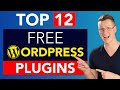 Top 12 Free WordPress Plugins