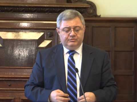 დავით უსუფაშვილის გამოსვლა ლატვიის უნივერსიტეტში