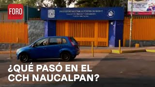 Suspenden clases en CCH Naucalpan tras muerte de estudiante  Estrictamente Personal