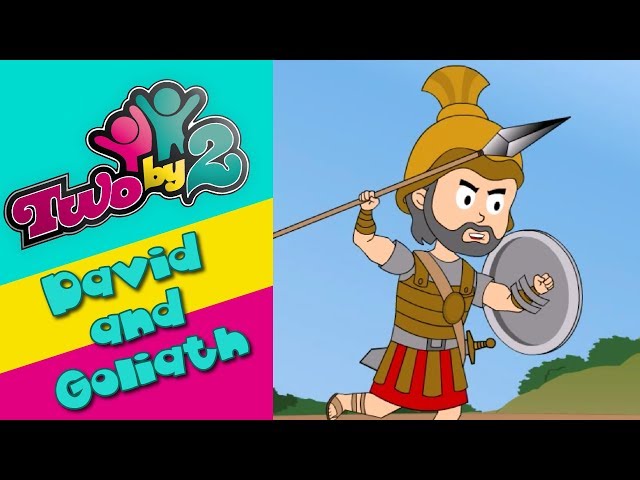 David and Goliath. Animated bible songs for children. Two By 2 class=