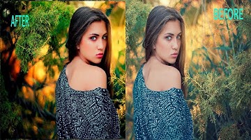 PHOTSHOP Tutorial  | CC 2017 | Camera Raw Filter | Imagenomic Potraiture  | How to edit phot