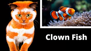 If Fish Were Cats (Ai Cats, No real cats were dyed)