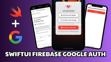 iOS SwiftUI + Firebase Google Authentication | iOS 18