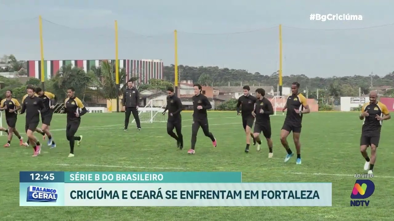 Criciúma encara o Ceará em duelo direto pela Série B