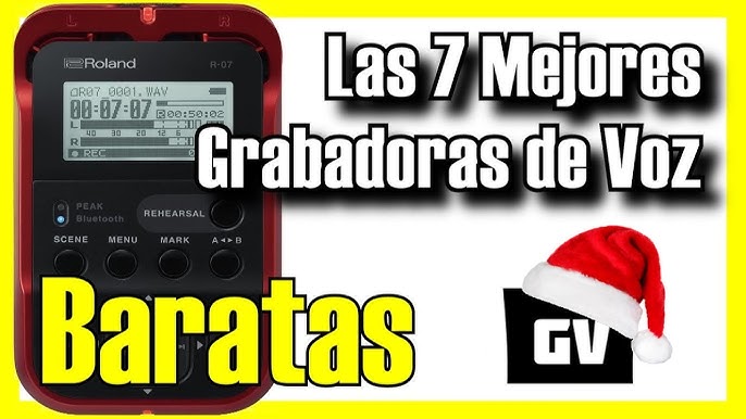 Grabadora ESPÍA PROFESIONAL con activación por VOZ