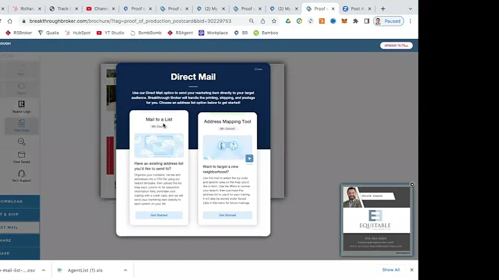 How To Print and Mail Just Listed or Sold Postcard...