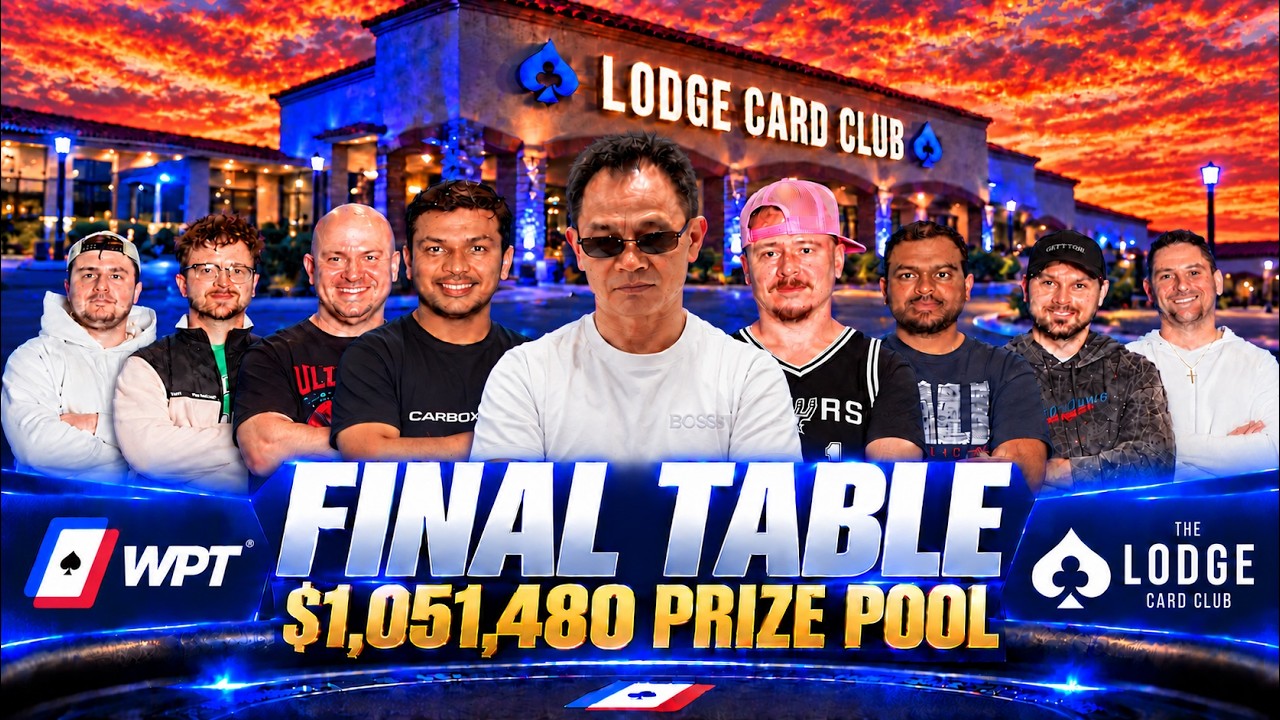 🔴 WPT Prime Lodge Championship Final Table - $1,051,480 Prize Pool
