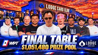 🔴 WPT Prime Lodge Championship Final Table - $1,051,480 Prize Pool
