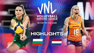 BUL vs.  NED  Highlights | Week 1 | Women's VNL 2024