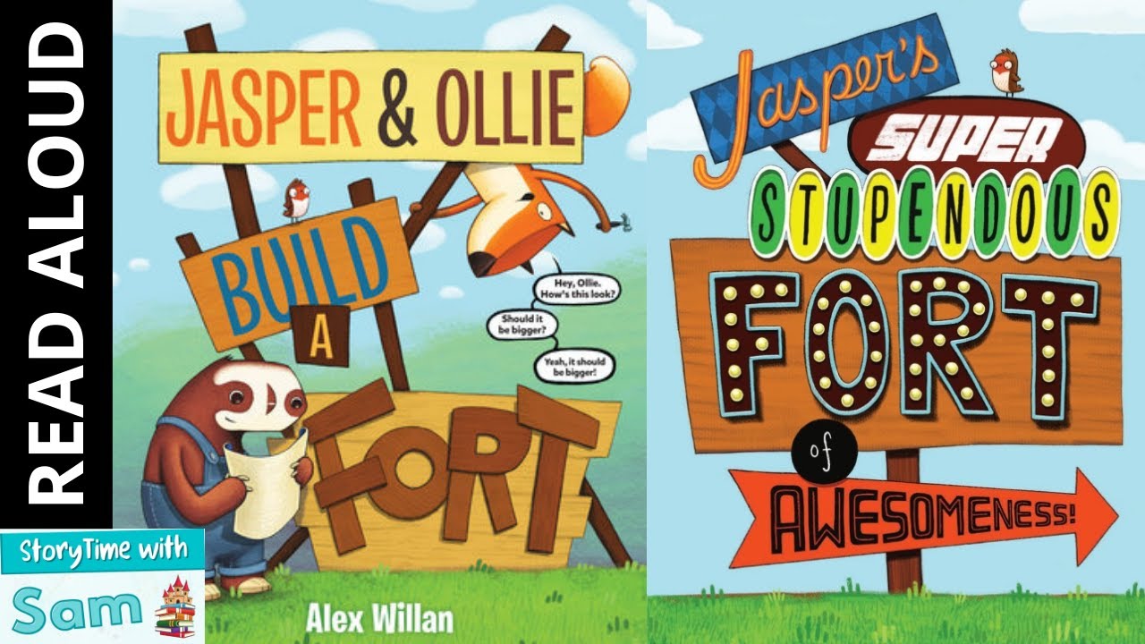 Jasper & Ollie Build a Fort by Alex Willan - Storytime Read Aloud