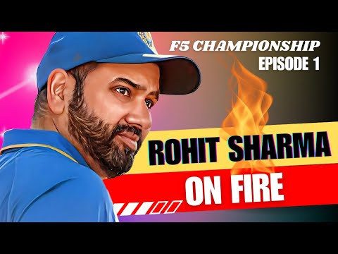 IND vs WI - Rohit Sharma on 🔥 - F5 Championship #1 | Cricket 22