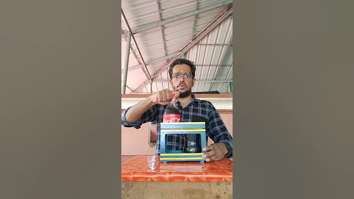 ZIG ZAG COKE BOTTLE TRICK SECRETS 🙀🎩 #magic #shorts