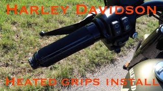 Harley Davidson SlimS Heated Grips Quick and Dirty