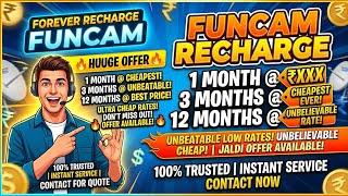 Funcam Recharge|Forever Recharge|Funcam software|Forever Software| Funcam server Low price offer  screenshot 5