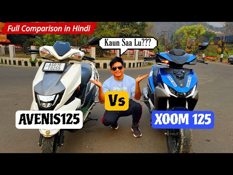 テスト New Hero Xoom125 Vs Avenis125 Detailed Comparison Video | Price