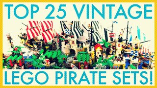 Top 25 Vintage LEGO Pirate Sets! - (According to TrikBrix)