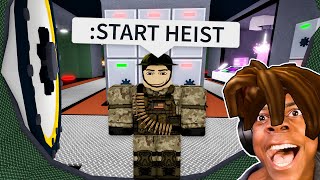 ROBLOX Military Tycoon Funny Moments (HEIST)