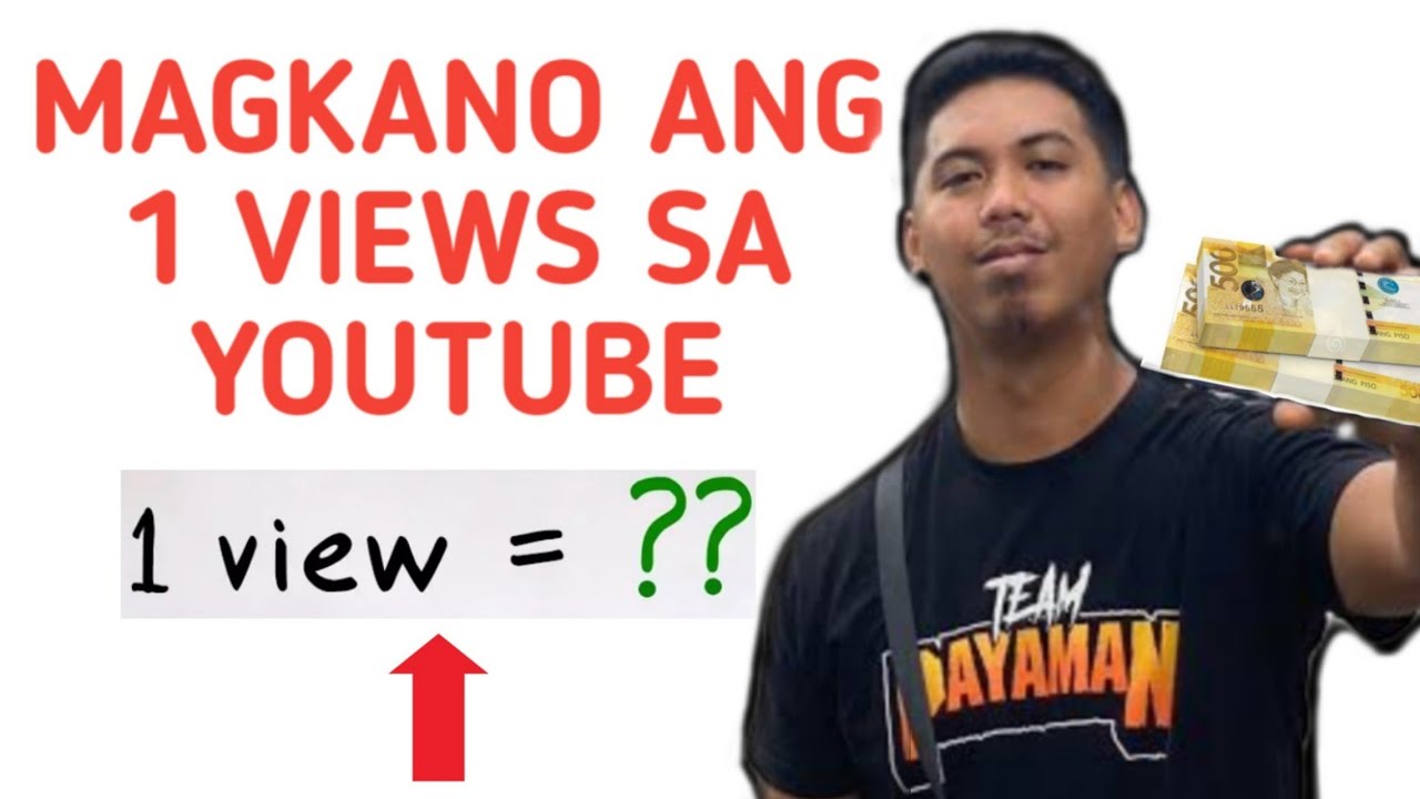 MAGKANO ANG 1 VIEWS SA YOUTUBE MAGKANO ANG KITA SA YOUTUBE MAGKANO ANG 1 MILLION VIEWS SA YT