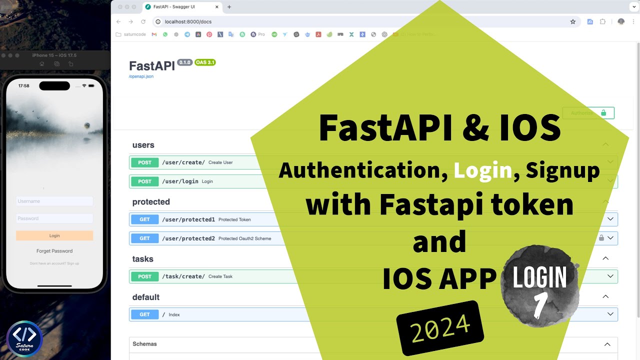 Fastapi Authentication Tutorial Using Phpmyadmin FastAPI & IOS APP Authentication - YouTube