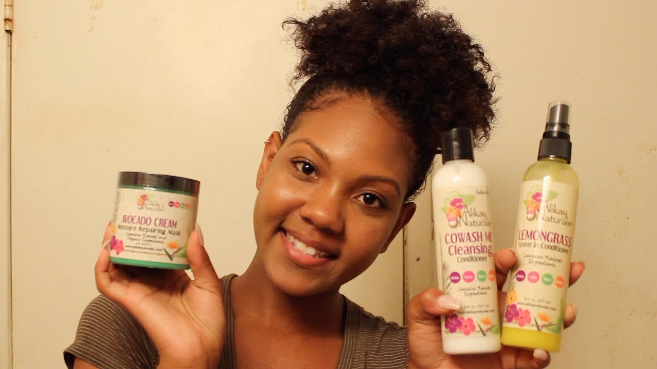 Natural Hair Wash Day Routine Using Alikay Naturals Youtube
