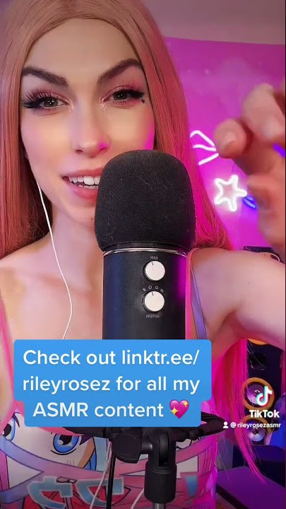 Hi! If you don’t know me, I’m Riley Rose. I make #asmr  content here on YouTube as well as Twitch