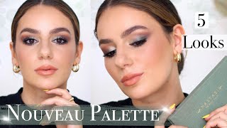 ANASTASIA NOUVEAU PALETTE: 5 LOOKS, Review, Swatches + Not safe for eyes?! || Tania B Wells