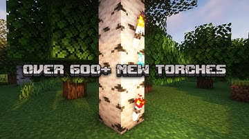 Minecraft - Mod review - More Beautiful Torches - ADD OVER 600 NEW TORCHES TO YOUR WORLD