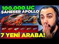 100.000 UC'LİK ŞAHESER APOLLO ARABA GELDİ!! 😱 (OYUNUN EN İYİSİ) 7 YENİ ARABA EFSANE! | PUBG Mobile Mp3 Song