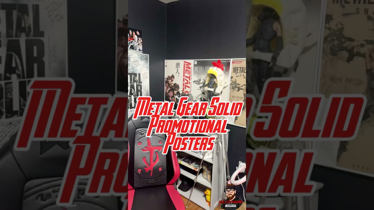 Metal Gear Solid Japanese promotional posters I've collected so
