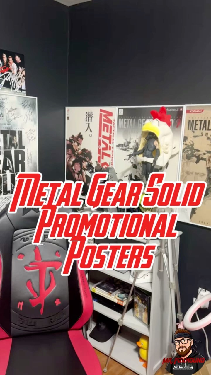 Metal Gear Solid Japanese promotional posters I've collected so
