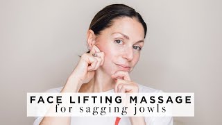 FACE LIFTING MASSAGE for Jowls & lower face ABIGAIL