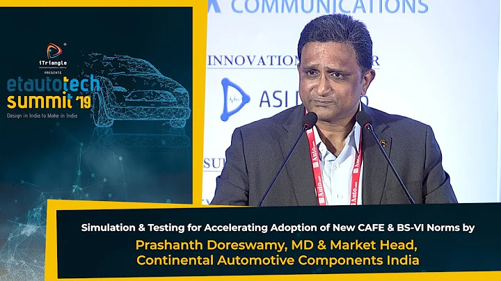 ETAuto Tech Summit 2019: Presentation by Prashanth...