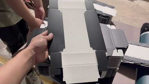 #foldergluer YL-800PC-B for double side cardboard box folding with pre-folding