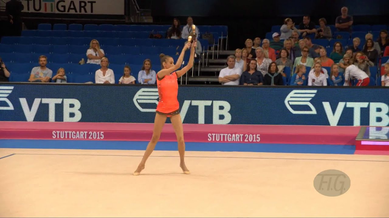 Eleonora ROMANOVA (UKR) 2015 Rhythmic Worlds Stuttgart - Qualifications Clubs