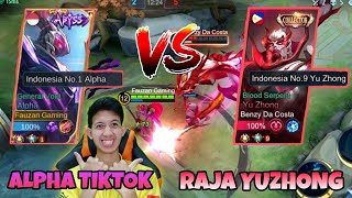 WOW!! ALPHA TIKTOK VS INDONESIA NO 9 YUZHONG !