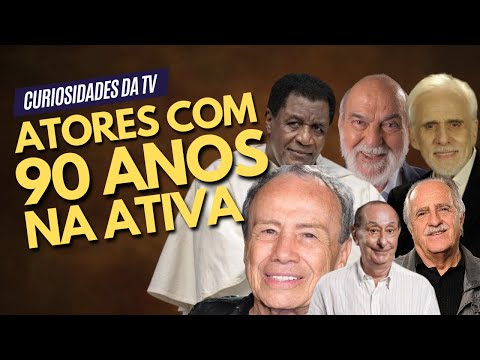 OS GRANDES ASTROS DE MAIS OU MENOS 90 ANOS QUE SEGUEM NA ATIVA | CURIOSIDADES DA TV