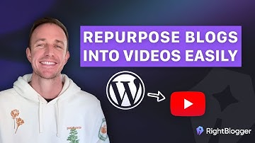 Turn Your Blog Posts Into YouTube Videos in Minutes! (Blog to Video)