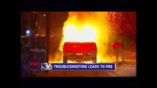 Truck Fire, Lexington KY, Mar 7 2014