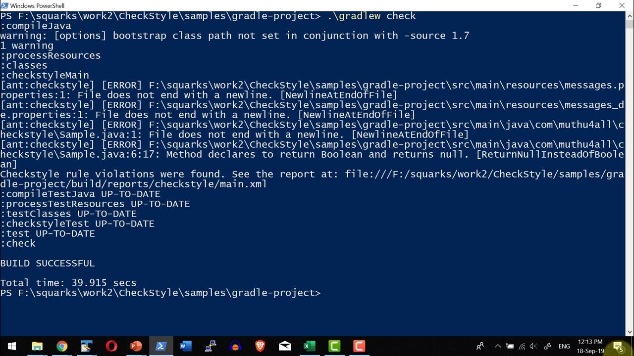Checkstyle plugin. Checkstyle plugin
