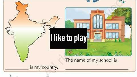 Class 1, EVS, Lesson -1,  About Myself Objective,  Topic- This Is Me.