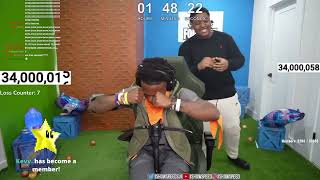 IShowSpeed Hits 34 Million Subscribers & Body Slams Kai Cenat While Playing Fortnite! 💥😂 Net Worth