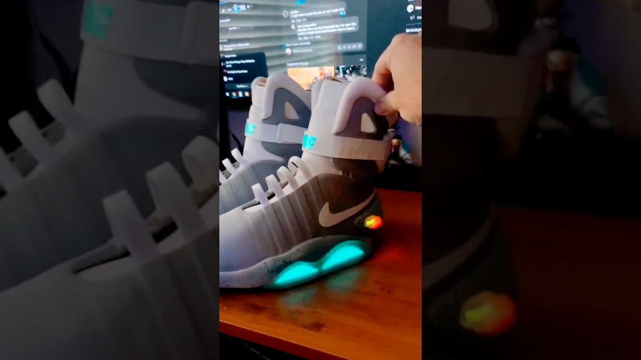 🙀 Very Expensive Nike Air Mag"Back To The Future" | Self Lacing function | $75k Shoes 