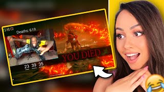 Every Time Kai Cenat Raged In Elden Ring DLC! | Bunnymon REACTS