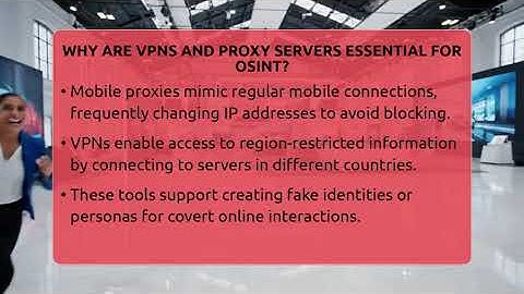 Why Are VPNs And Proxy Servers Essential For OSINT? - Tactical Warfare Experts