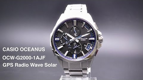 Casio Oceanus OCW-G2000-1AJF 3-way Time Sync